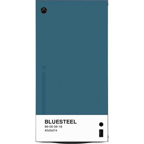 Bluesteel Color Palette XBox Series X Digital Edition Console Skin
